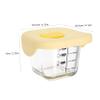 Toddmomy Clear Glass Food Bowl Large Capacity Storage for Complementary Foods Versatile Mixing Bowl for Steamed Eggs Snacks More Creative Cartoon Design view 2