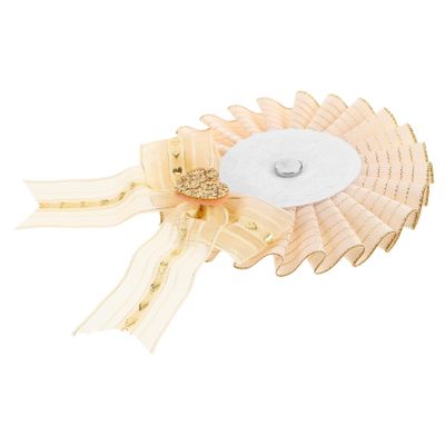 Beaupretty Lolita Award Ribbon Blank Pin Diy Craft for Birthday Parties Lolita Badge Pin Magnetic Attachment for Student Achievements