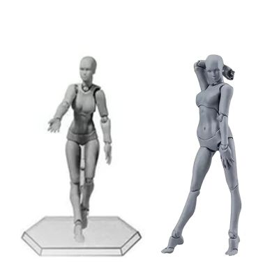 Action Figure Body Customizable Poses with Stand, PVC Drawing Mannequin for Artists, Photographers, Sketch Practice, Decor, and Projects