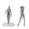 Action Figure Body Customizable Poses with Stand, PVC Drawing Mannequin for Artists, Photographers, Sketch Practice, Decor, and Projects view 1