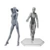 Action Figure Body Customizable Poses with Stand, PVC Drawing Mannequin for Artists, Photographers, Sketch Practice, Decor, and Projects view 4