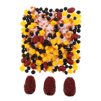 Alipis 100g Artificial Rice Cereals Model Lifelike Fake Food Props for Display Teaching