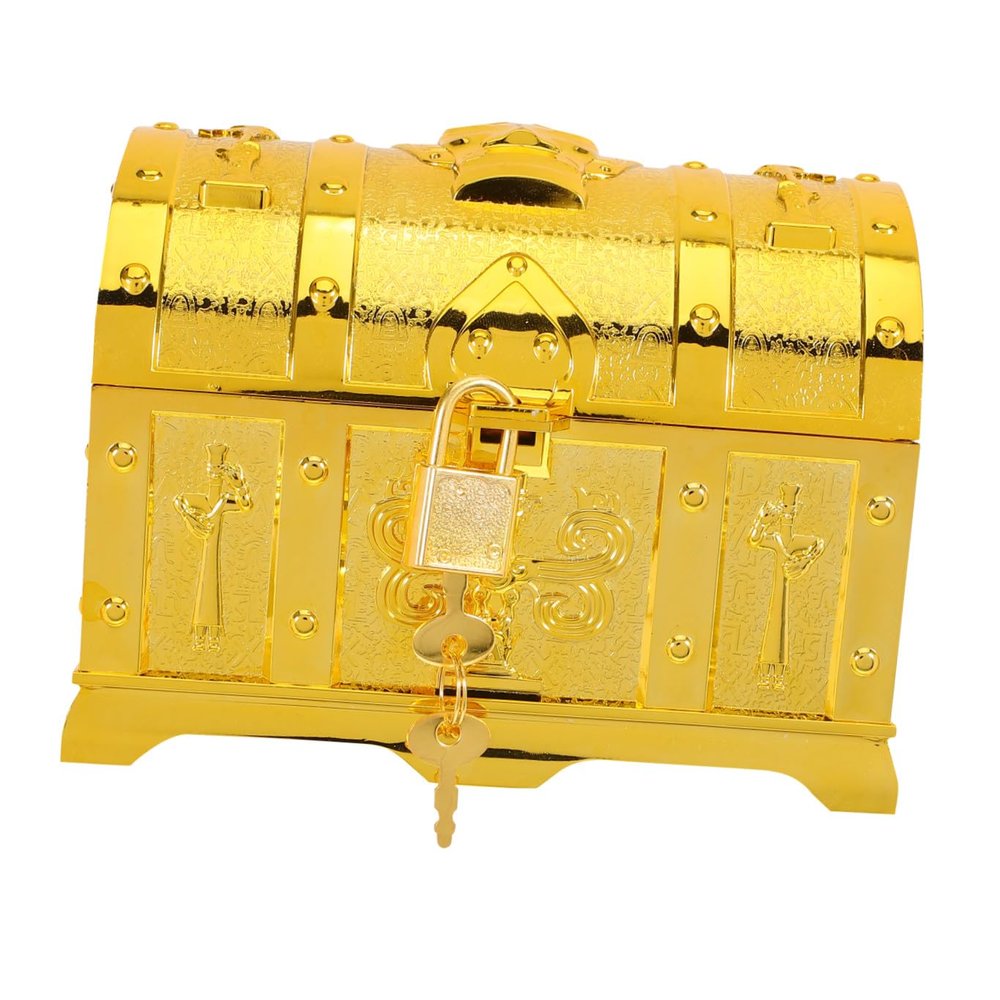 KESYOO Treasure Chest Educational Box Ancient Design for History Learning Travel Family Games Portable Adventure for Hands Fun