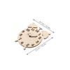 DOITOOL 2sets Wooden DIY Clock Puzzle Parts Montessori Learning Toy for Boys and Girls Math Education view 2