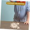 DOITOOL 2sets Wooden DIY Clock Puzzle Parts Montessori Learning Toy for Boys and Girls Math Education view 3