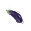 FOYTOKI 20Pcs Miniature Eggplant Realistic PVC Vegetables for Dollhouse Decor Kitchen Displays and DIY Projects Mini Food Model Kit for Creative Play view 2