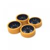 26.5mm Metal Upgraded Color Racing Tire Compatible with 1/28 RC Car Models 284121 K969 K979 K989 K999 P929 P939 Q Z RC01(Black Green) view 1
