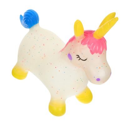 Sosoport Large Inflatable Spring and Girls Bouncing Toy Boy Girl Bouncy Animal Toy for Unicorns Shape