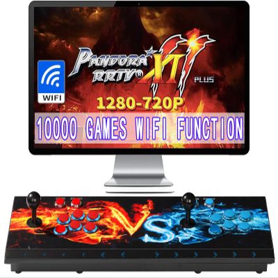 10000 Games in 1 Arcade Game Console Pandora Box 3D Double StickWiFi Function to Add More GamesRetro Game Machine for PC 1920x1080P,Favorite List,4 Players Online Game (3D+WiFi)