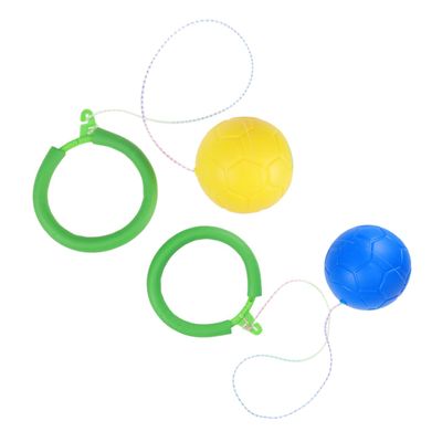 ORFOFE 1set Bouncy Jumping Balls Fun One Legged Dancing Ball for Active Play Lightweight Elastic Design for Indoor Outdoor Entertainment Random Color 2pcs