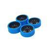 26.5mm Metal Upgraded Color Racing Tire Compatible with 1/28 RC Car Models 284121 K969 K979 K989 K999 P929 P939 Q Z RC01(Black Blue) view 1