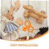 Abaodam Wind Up Key Car Decoration Sticker Cute Eva Exterior Ornament for Automotive Personalization Easy to Install Accessories for Cars and Scooters Unique and Playful Design view 3