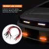 Fafeicy 50PCs Pre Wired LED Diodes, 10mm Orange 12V Light Emitting Diodes DIY Parts with 20cm Wires for Circuit Indicator RC Model Lighting view 4