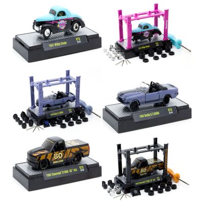 Model Kit 3 Piece Car Set Release 78 Limited Edition to 9600 Pieces Worldwide 1/64 Diecast Model Cars by M2 Machines 37000-78