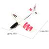 Abaodam Foam Airplane Toy for Kids Hand-Throwing Glider Lightweight Outdoor Plaything for Classroom and Backyard Fun view 2