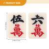Abaodam Mini Mahjong Set Portable Travel Mahjong Game with 144 Tiles Storage Box Lightweight Design for Home Outdoor Camping and Party view 2