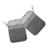 ERINGOGO 2pcs Stroller Organizer Bag Capacity Mesh Storage for Essentials and Practical Sundries Bag for Travel Gray view 1