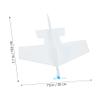 Abaodam 10pcs Glider Plane for DIY Assembly Airplane Playthings for Outdoor Fun Develops Practical Skills and Parent Interaction Safe and Easy to Use view 2