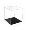 Abaodam Transparent Acrylic Display Case for Basketballs Footballs and Collectibles Sturdy Model Holder for Indoor Use Multi Purpose Showcase Box view 3