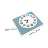 Vaguelly Teaching Clock Toy for Early Learning Montessori Wooden Digital Clock for Boys and Girls Shape Educational Toy to Learn and Numbers Promotes Imagination and Hand-Eye Coordination view 2
