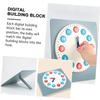 Vaguelly Teaching Clock Toy for Early Learning Montessori Wooden Digital Clock for Boys and Girls Shape Educational Toy to Learn and Numbers Promotes Imagination and Hand-Eye Coordination view 4