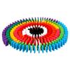 Abaodam 120PCS Wooden Domino Building Blocks Educational Colors for Adults Creative Game for Development of Imagination Team Spirit and Practical Skills view 1