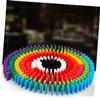 Abaodam 120PCS Wooden Domino Building Blocks Educational Colors for Adults Creative Game for Development of Imagination Team Spirit and Practical Skills view 2