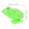 HONMEET 5Pcs Funny Clockwork Jumping Frogs for Portable Wind Up Animal Safe and Lightweight Cognitive Playset for Parties and view 2