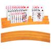 BOBOKA Curved Playing Card Holders for Kids Adults Seniors, Set of 2 Wood Cards Holders for Playing Cards, 3 Tiers, Hands Free Cards Holders for Family Card Game Night, Canasta, Bridge, Poker Parties view 1