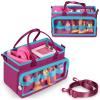 Ottkids Carrying Case Compatible with Toniebox 2/1, Portable Organizer Case for Tonie Figures Characters, Headphones & Accessories, Storage Travel Case with Shoulder Strap and Handle(Purple) view 1