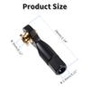 FOCMKEAS Lever Steering Linkage Tie Rod End Ball Head End, M3 3.0xL29mm Tie Rod End Ball Head Holder, Single Protrusion Thread Ball Joint for RC Model Car Boat Airplane Black view 2