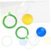 Abaodam 1set Jumping Balls Dancing Ball Lightweight for Fun Exercise One Legged Jumping Ring for Indoor Random Color 2pcs view 2