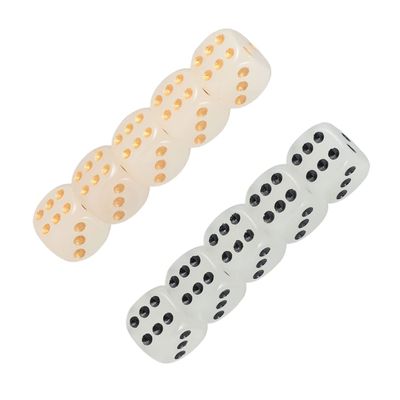 JOINPAYA 10pcs Glow Sided Night Glow Dice for Parties Game Night and Gatherings Favors for