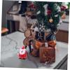 Cabilock 3pcs Christmas Wind-up Toys Funny Clockwork Decorative Toys for Holiday Fun for Stocking Stuffers and Goody Bags Cute Santa Design for Ages view 4