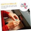 FOYTOKI 3 Packs Raffle Balls for Party Activities Lightweight and Compact Game Balls Props for Bingo and Raffle Games for Events and Gatherings view 4