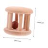BESPORTBLE Wooden Rattle for Boy Girl Safe Handbell Musical Instrument for Early Learning and Sensory Development Smooth Surface Present for Years view 2