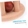 BESPORTBLE Wooden Rattle for Boy Girl Safe Handbell Musical Instrument for Early Learning and Sensory Development Smooth Surface Present for Years view 4