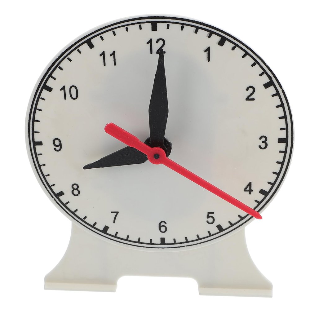 HOMOBABE Classroom Teaching Clock Model for Early Education Analog Clock for Engaging Learning Tool to Help Students for School and Home Use