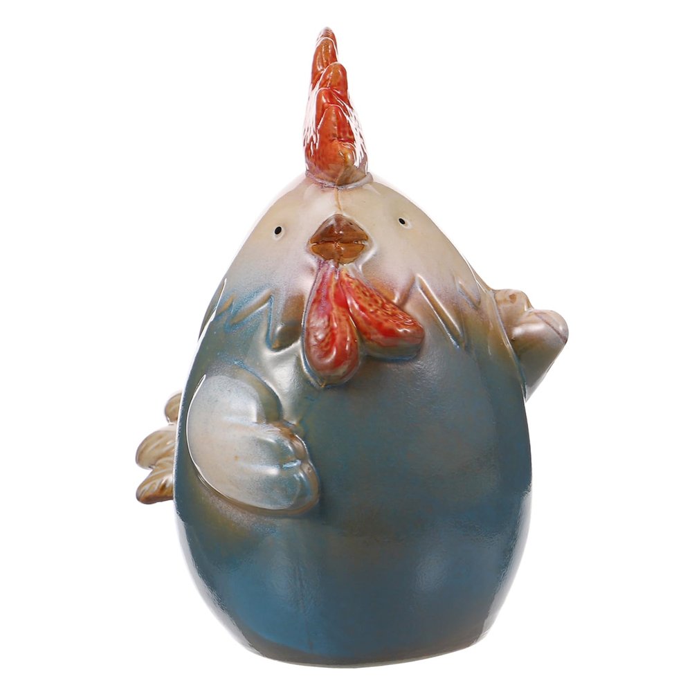 Abaodam Ceramic Chicken Coin Bank Cute Money Saving Pot Craft Decor for Home Decoration Fun for Boys and Girls and Adults