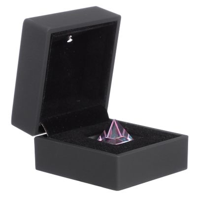 Alipis Pyramid Optical Prism Decorative Storage Box for Computer Desk Astronomy Decor Ornament
