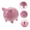 Abaodam Cute Piggy Bank Ceramic Money Holder for Adults Fun Table Decor Present for All Ages Scratch Resistant Design for Coin Saving view 4