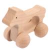 Toddmomy Wooden Grasping Car for Montessori Push Car with Wheels Safe and Vehicle for Grasping Sensory Play and Teething Relief view 1