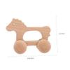 Toddmomy Wooden Grasping Car for Montessori Push Car with Wheels Safe and Vehicle for Grasping Sensory Play and Teething Relief view 2