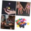 Abaodam 2sets Blank Plastic Dice Unfinished Sided Cubes for DIY Projects Custom Making Dice for Board Games Crafting Teaching and Family Fun 30pcs*2 view 3
