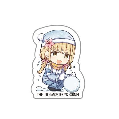 Gakuen Idolmaster Fujita Kotone Mini Character Mat Acrylic Block
