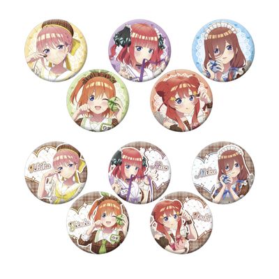3 oclock The Quintessential Quintuples Trading Tin Badges, Box of 10