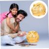 Abaodam Rabbit Shaped Piggy Bank Zodiac Bunny Coin Container for Adorable Bedroom Decoration Easy to Jar Present for Birthdays and Holidays view 3