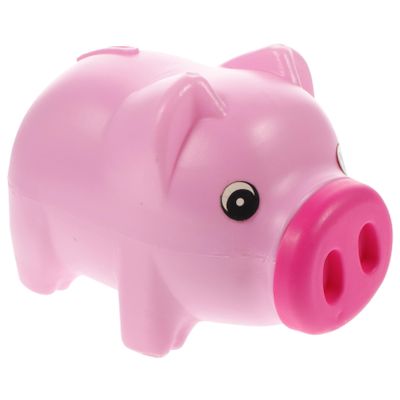 Abaodam 1pc Adorable Cartoon Pig Coin Storage Box Fun Desktop Ornament for Bedroom and Living Decor Encourages Savings Habits Design Color