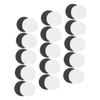 Abaodam 60pcs Chess Accessories Round Chess Pieces Game Replacement for Boys and Girls view 1