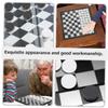 Abaodam 60pcs Chess Accessories Round Chess Pieces Game Replacement for Boys and Girls view 3